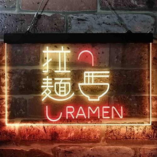 Chinese Ramen Dual LED Neon Light Sign